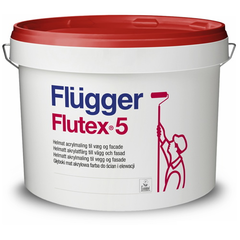 41840 Краска Flugger Flutex 5 для стен, для потолка 9.1 л