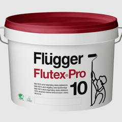 50319 Краска Flugger Flutex Pro 10 для потолка, для стен 9.1 л