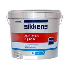 5260540 Краска Sikkens Alphatex IQ Mat для стен и потолков 10 л