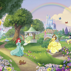 8-449-Disney-Princess-Rainbow Фотообои Komar Disney x