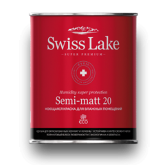 Краска Swiss Lake Semi-matt 20 моющаяся краска для влажных помещений 2.7 л