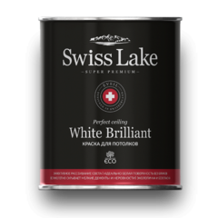 Краска Swiss Lake White Brilliant для потолка 9 л