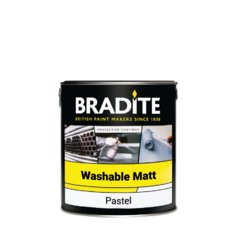 PWMP25 Краска Bradite Washable matt 2.5 л