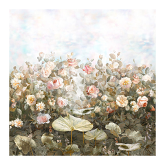 Rose-garden-Color-4 Фреска Affresco Цветариум